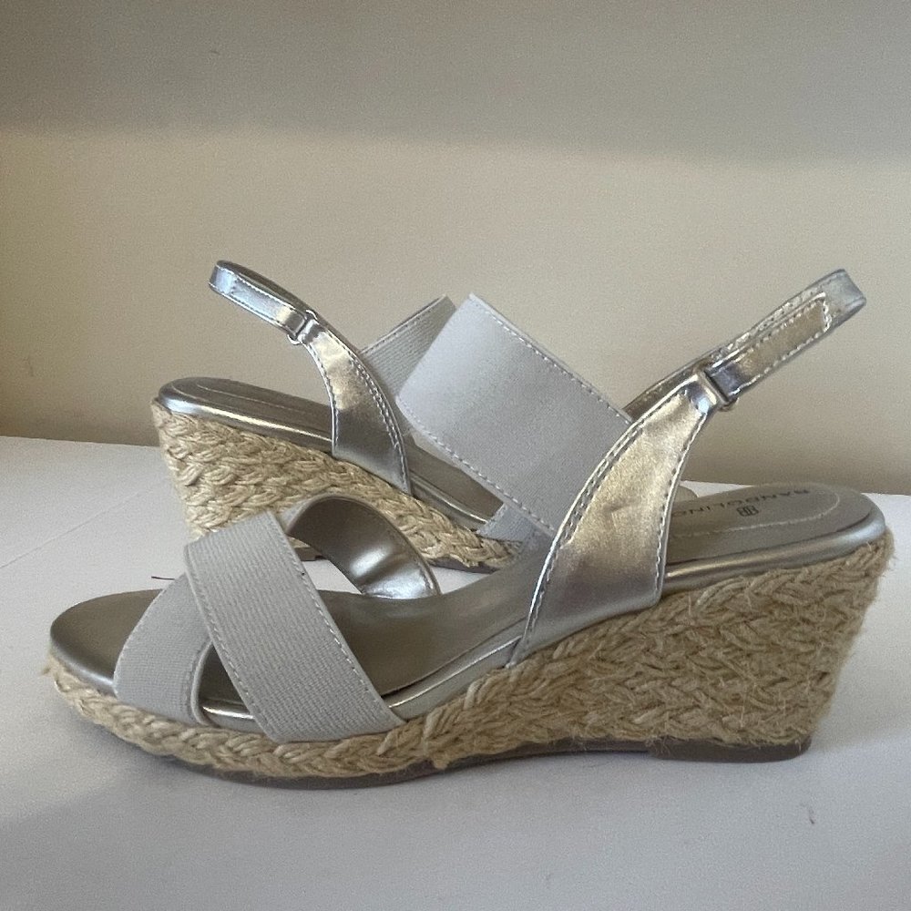 Bandolino Hearsay2 Espadrille Wedge Slingback Sandals 7.5M